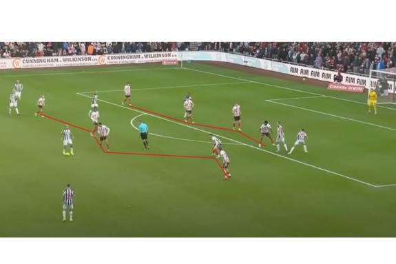 We Are Sunderland: We saw a similar defensive shape, albeit with a lower line of engagement, against Newcastle United We Are Sunderland: We saw a similar defensive shape, albeit with a lower line of engagement, against Newcastle United