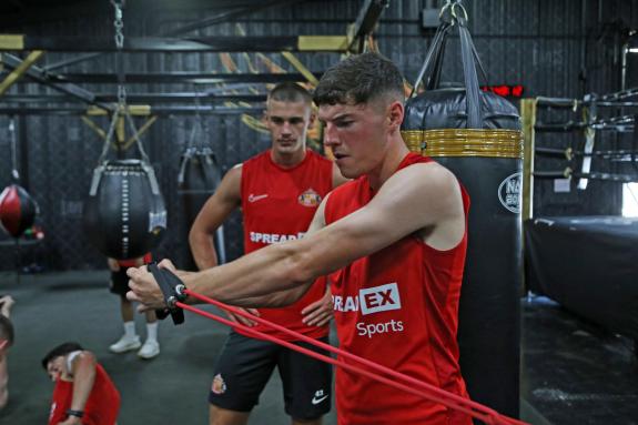 We Are Sunderland: Ellis Taylor was part of Sunderland's first team squad to tour America in pre-season We Are Sunderland: Ellis Taylor was part of Sunderland's first team squad to tour America in pre-season