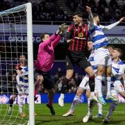 Kieffer Moore scores for Bournemouth in their weekend FA Cup win over QPR