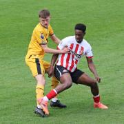 Sunderland U21s striker Trey Ogunsuyi in action against Wolves.